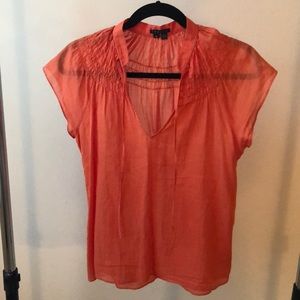 Theory Sheer Cotton Shirt